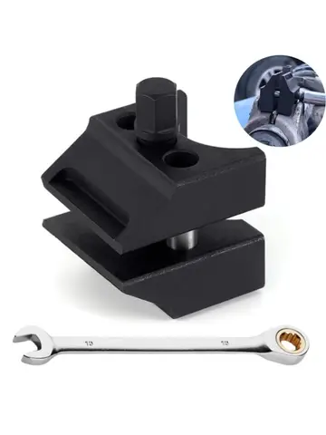 Universal Suspension Strut Split Hub Steering Knuckle Spreader Tool Kit with Wrench, Shock Absorber Removal Tool for Car Repair