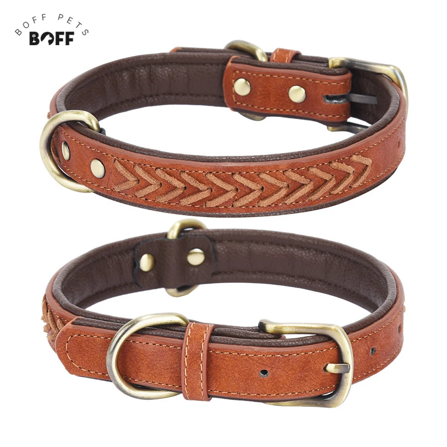 

‌BOFFPETS Anti-Pull Dog Collar for Small & Medium Breeds - Escape-Proof Adjustable Neck Strap Corgi & Bichon Frise Outdoor