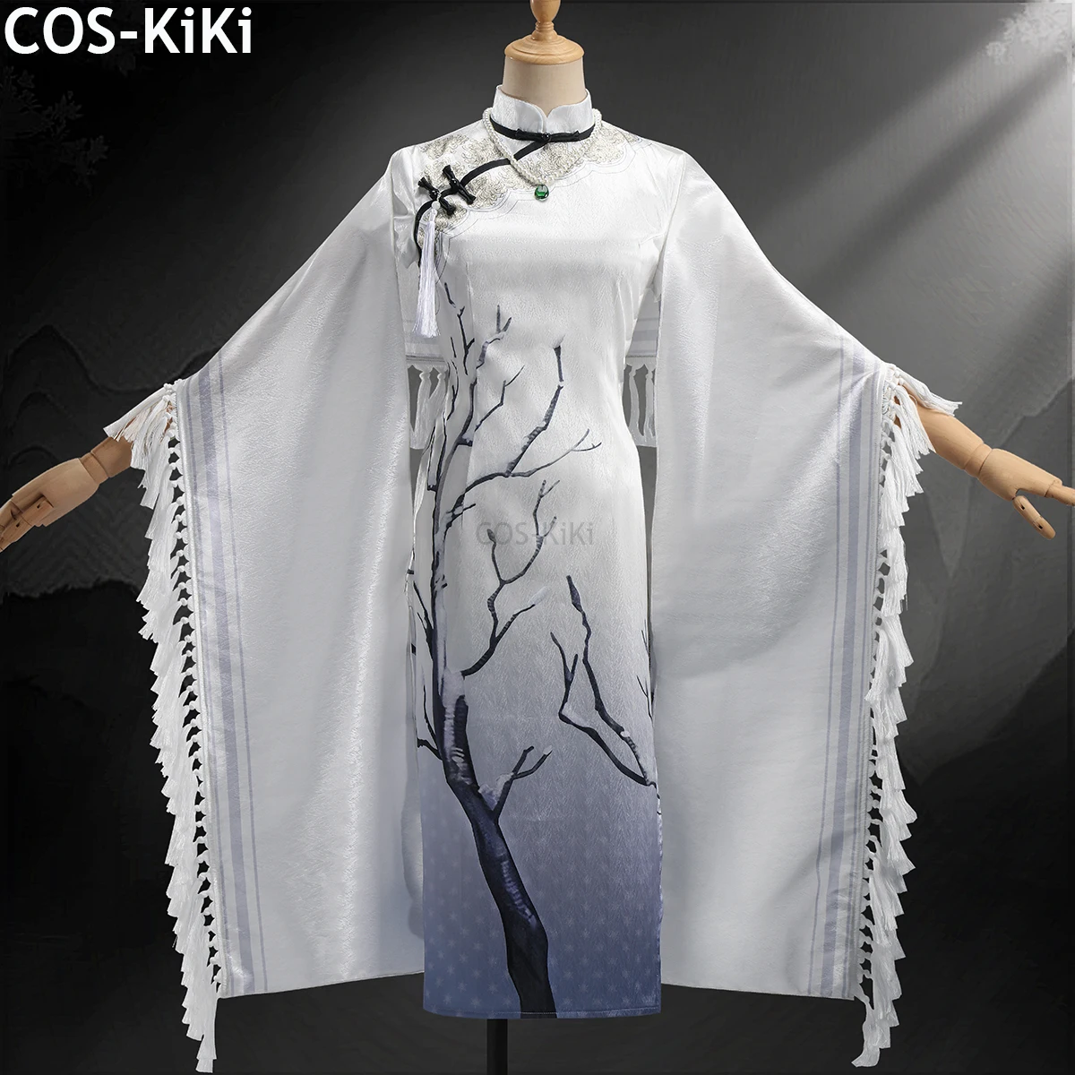 COS-KiKi Identity V Ada Mesmer Psychologist West Lake Linkage Game Suit Cheongsam Cosplay Costume Halloween Party Outfit Women