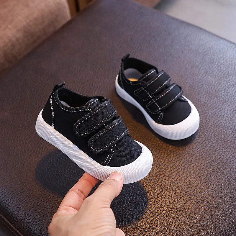 2026 New Autumn Kids Causal Shoes Little/Big/Kid Wide Toe Minimalist Sneakers Lightweight Hook Loop Breathable Flat Shoes