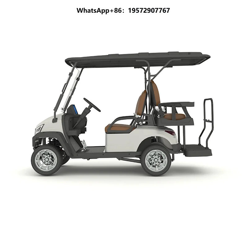 4 Seater Electric Golf Cart 48V Front Disc Brakes for Outdoor Use