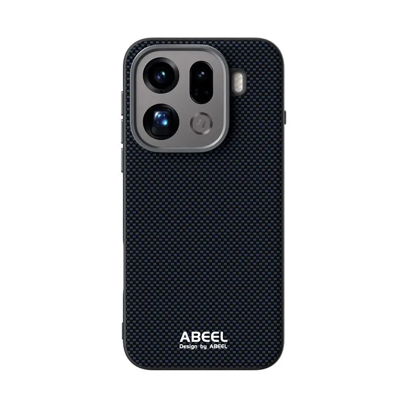 حافظة شحن لاسلكية فاخرة من Microrelief لهاتف oppo Find X9 Pro X8 Ultra X8S Plus Reno 14Pro غطاء حماية بإطار عدسة معدني #4