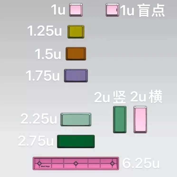 PBT material low shaft keycap For Kaihua cross low shaft mechanical keyboard keys black white single lost key accessories