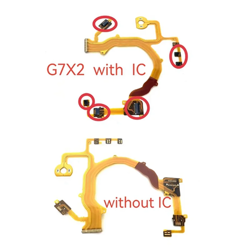 ABKI-adecuado para Canon G7X2 lente Cable flexible trasero Motor correa flexible duradera sin IC