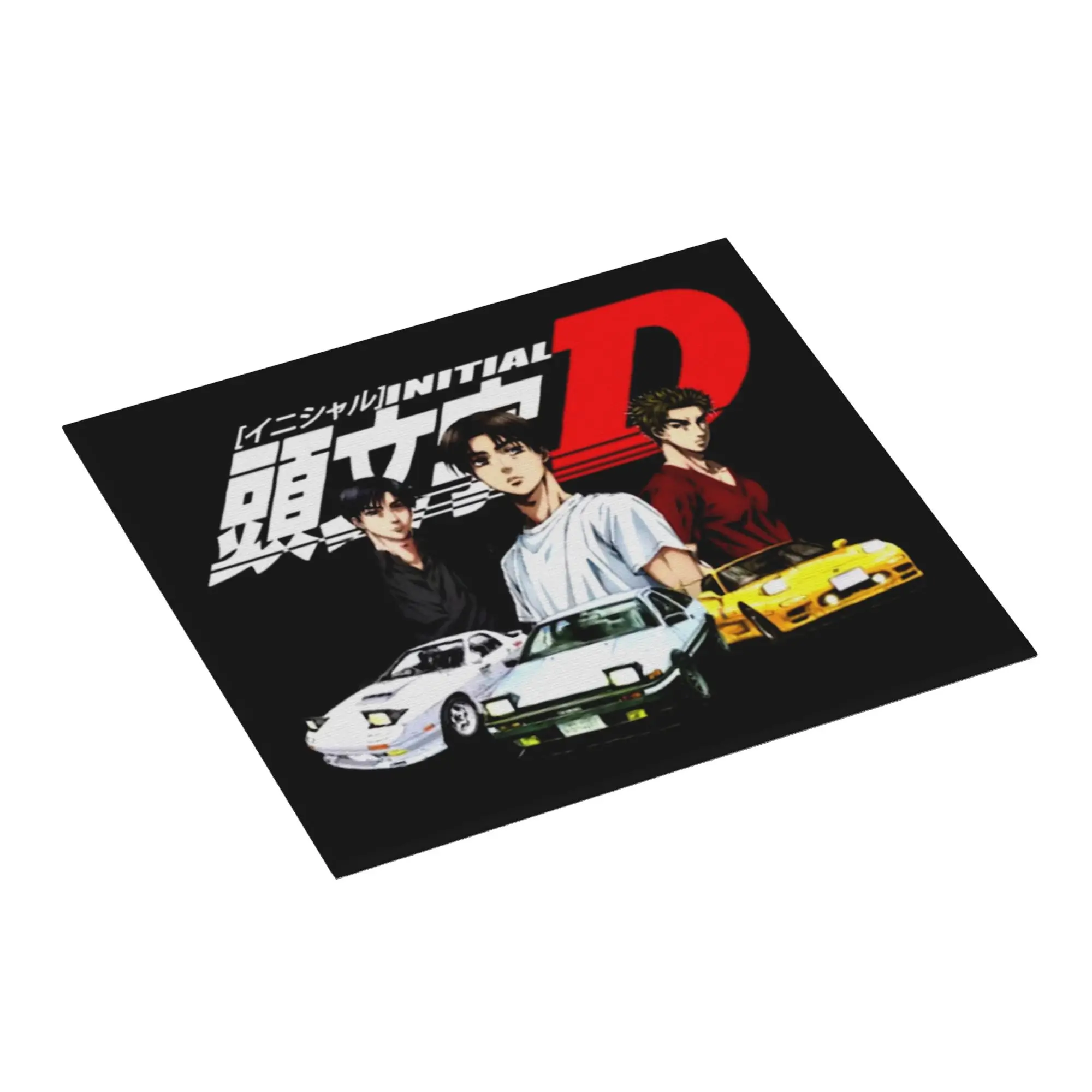 Initial D Mountain Drift Racing Non‑Slip Waterproof Absorbent Barware Tableware Oil Proof Reusable  Drying Mat For Kitchen