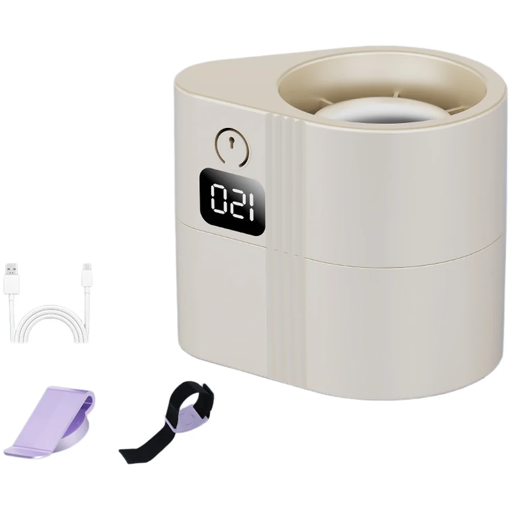 USB Rechargeable Portable For MINI Fan with Digital Display for Battery Level and Control 4 Adjustable Wind Settings