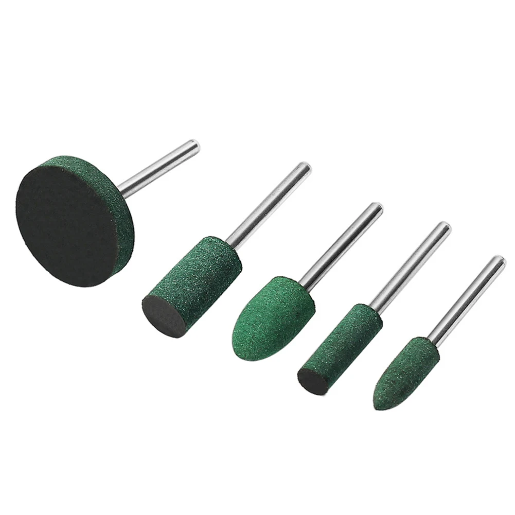 

5pcs/set Abrasive Head Multipurpose Rubber Polishing Abrasive Tool Rust Removal Wear-resistant for Surface Treatment