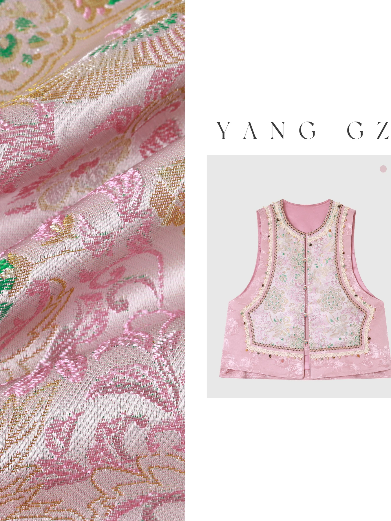 

n Sle New Chinese Design Women's Vest Original National Sle Top Women's Faion Summer 2025 YANG GZ