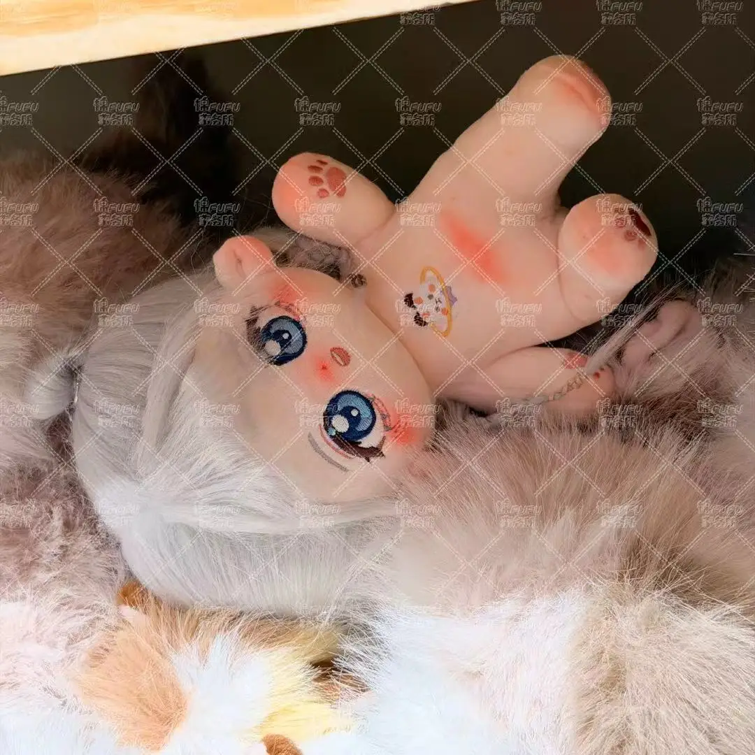 

Game Andrew Kreiss Grave Keeper Fried Hair Girl Cotton Doll Identity Ⅴ 20cm Plushies Change Clothes Plush Stuffed Body Toys