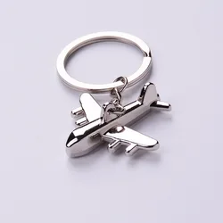 Popular Keyring Mini Air Plane Metal Alloy Keychains Creative Gift Keyfob For Men Women Best Gift