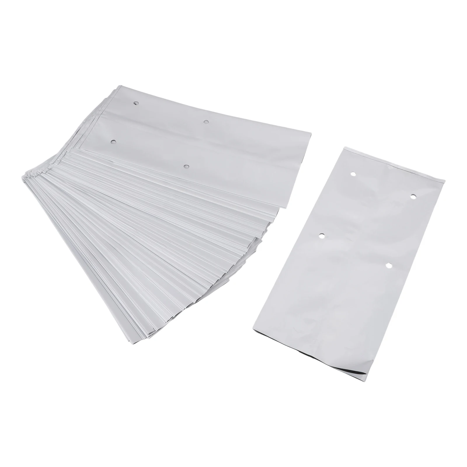 PE Planting Bags for Vegetable Growth Pack of 50 with Bottom Drainage Suitable for Soil and Soilless Cultivation Methods