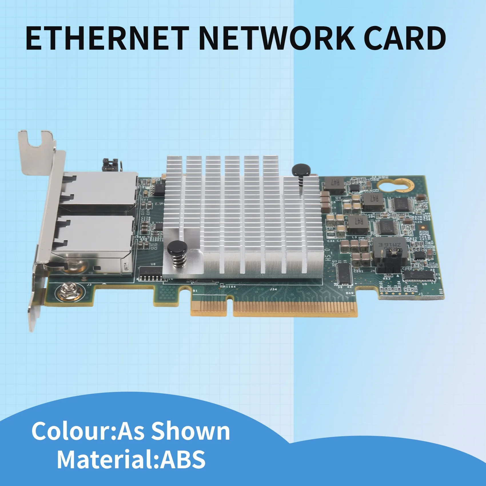 

ABSL-10G Double Port Ethernet Network Card X540-T2 PCIE-X8 X16 Nework Extend Adapter Support For Synology NAS