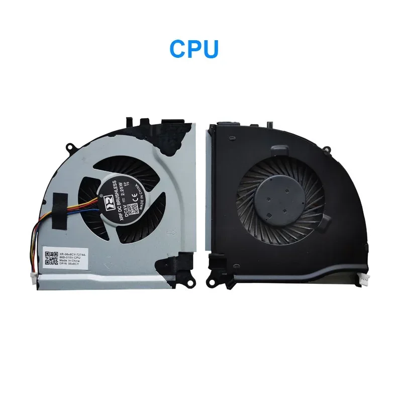 مروحة تبريد جديدة للكمبيوتر المحمول وحدة المعالجة المركزية GPU لأجهزة Dell Inspiron 15-7557 7559 7000 5577 5576 P57F