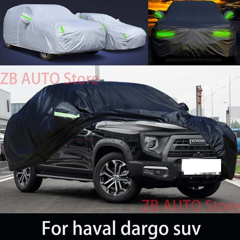

For haval dargo suv Outdoor Protection Full Car Covers Snow Cover Sunshade Waterproof Dustproof Exterior Car accessories