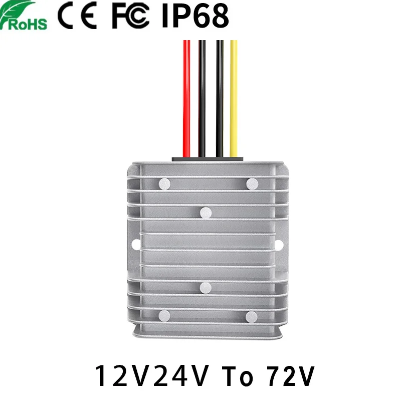 

12V to 72V1A2A3A DC power supply Increased voltage transformer 24V to 72V Increased voltage power converter 10V-30V to 72V power