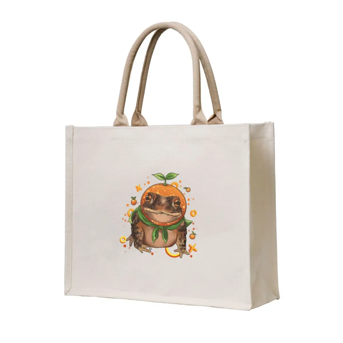 

Orange Toad Tote Bag female bag tote bag woman Women's beach bags