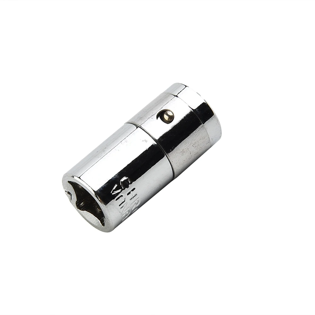 Square Hole Premium Chrome Vanadium Steel 1/4 Square Drive to 1/4 Hex Socket Bits Converter Screwdriver Adapter