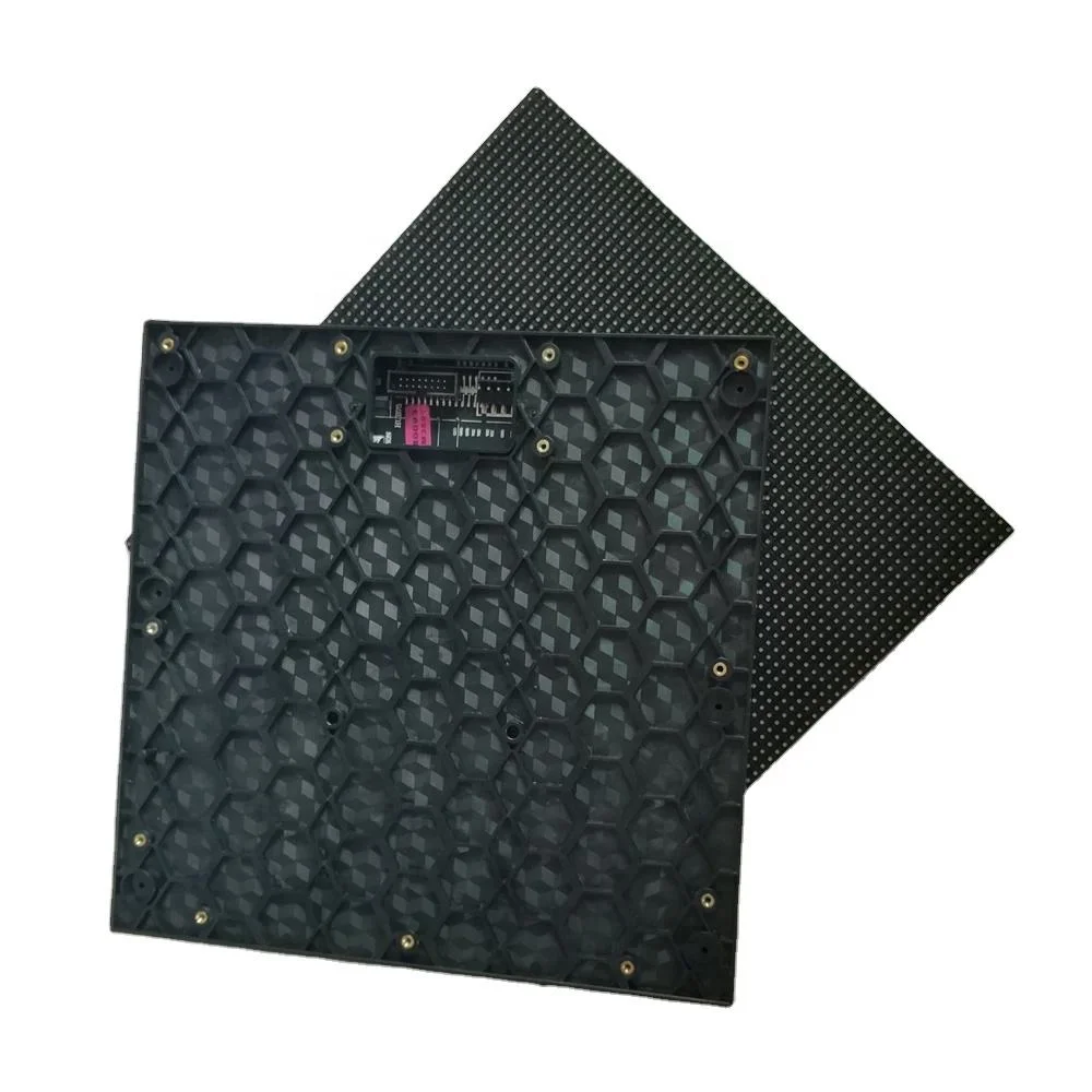 P3.91 Outdoor High Definition LED Display Module, 250×250mm, with Waterproof Gasket, GOB Optional, IP65 Front Protection