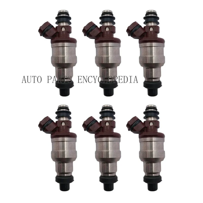 RRR+  23250-65020 6Pcs For 89-95 Toyota 4Runner Pickup 3.0L V6 Fuel Injector