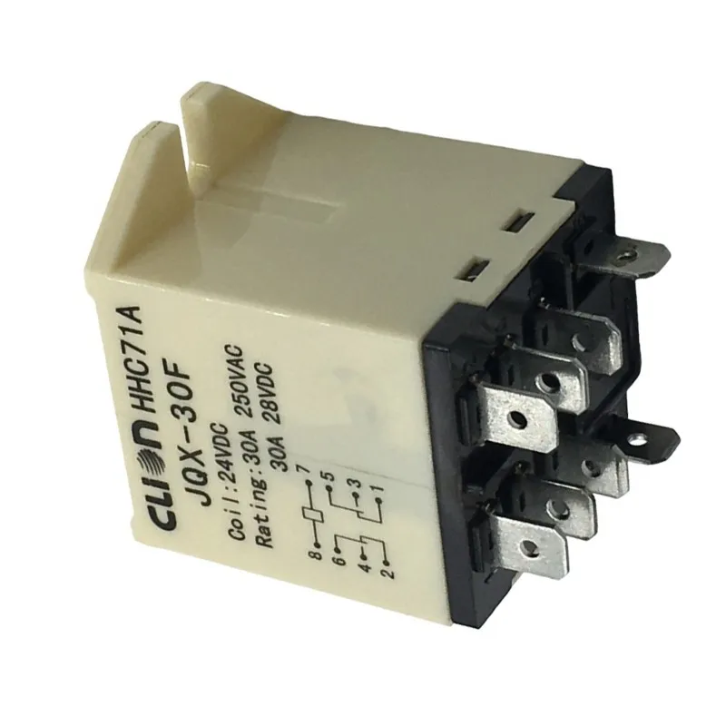Clion HHC71A For Dc& AC Models-For Industrial Use High-Power Relay-30A Flange Type