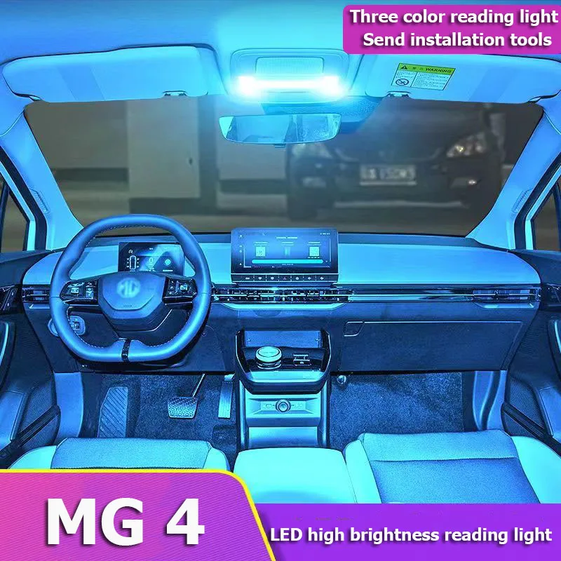 ZLWR MG4 car interior dome light MG 4 car interior high brightness LED reading light non-destructive car interior accessories