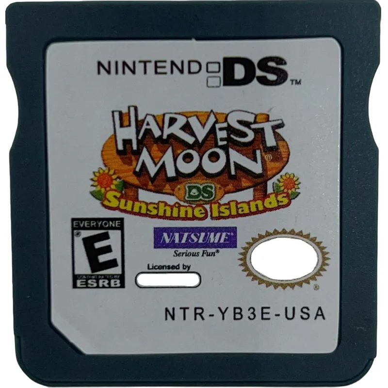 Anime Game Classic Nostalgia NDS Console Cartridge Harvest Moon DS Series Sunshine Islands Grand Bazaar Collection Gifts Toys