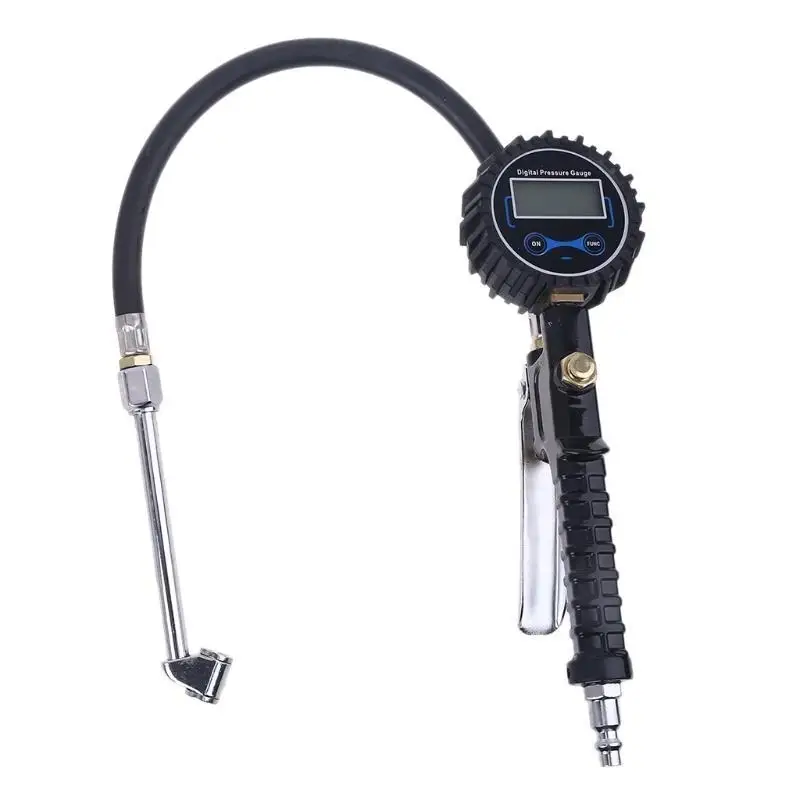 652F Auto Tire Tyre Rapid Deflator Pressure Gauge Meter Tool Metal Manometer Barometers Tester Meter for Truck Motorbike Bike