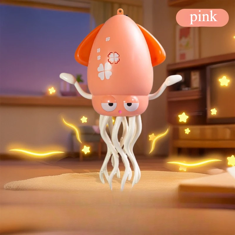 ของเล่นปลาหมึกเต้นรำอิเล็กทรอนิกส์ ปี 2026 ของเล่นเรืองแสง ของเล่นคลายเครียด สำหรับเด็กเล็ก เด็ก และผู้ใหญ่