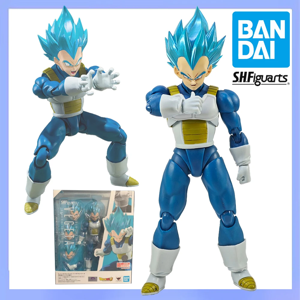 

Original in Stock Bandai Spirits S.H.Figuarts Dragon Ball Super Vegeta SSGSS Anime Figure Garage Kit Collection Model Decoration