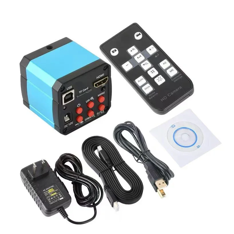 Multifunctional Microscope Parts RGB Adjustable 14 Megapixel High Resolution 5 Times Digital Zoom Auto Manual Microscope ca mera