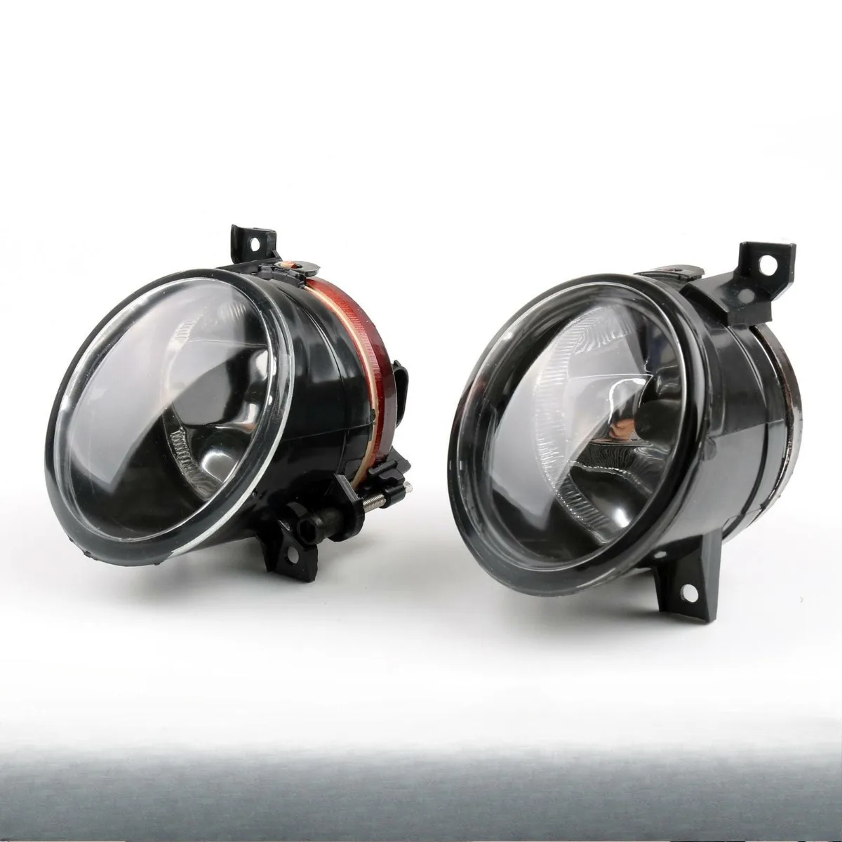 1 Pair Front Bumper Convex Lens Driving Lamp Fog Light Lamp Replacement Accessories Fit For VW Golf Jetta MK5 2006-2009