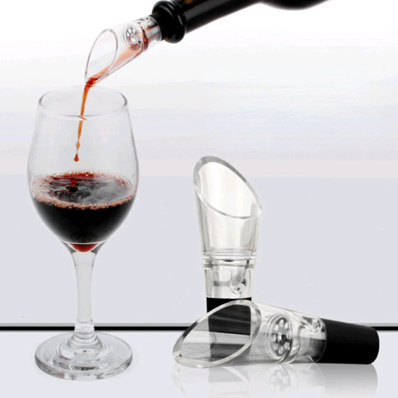 Acrylic Wine Pourer Bottle Stopper Decanter Pourer New Portable Wine Aerator Pourer Wine Accessories Red wine quick decanter