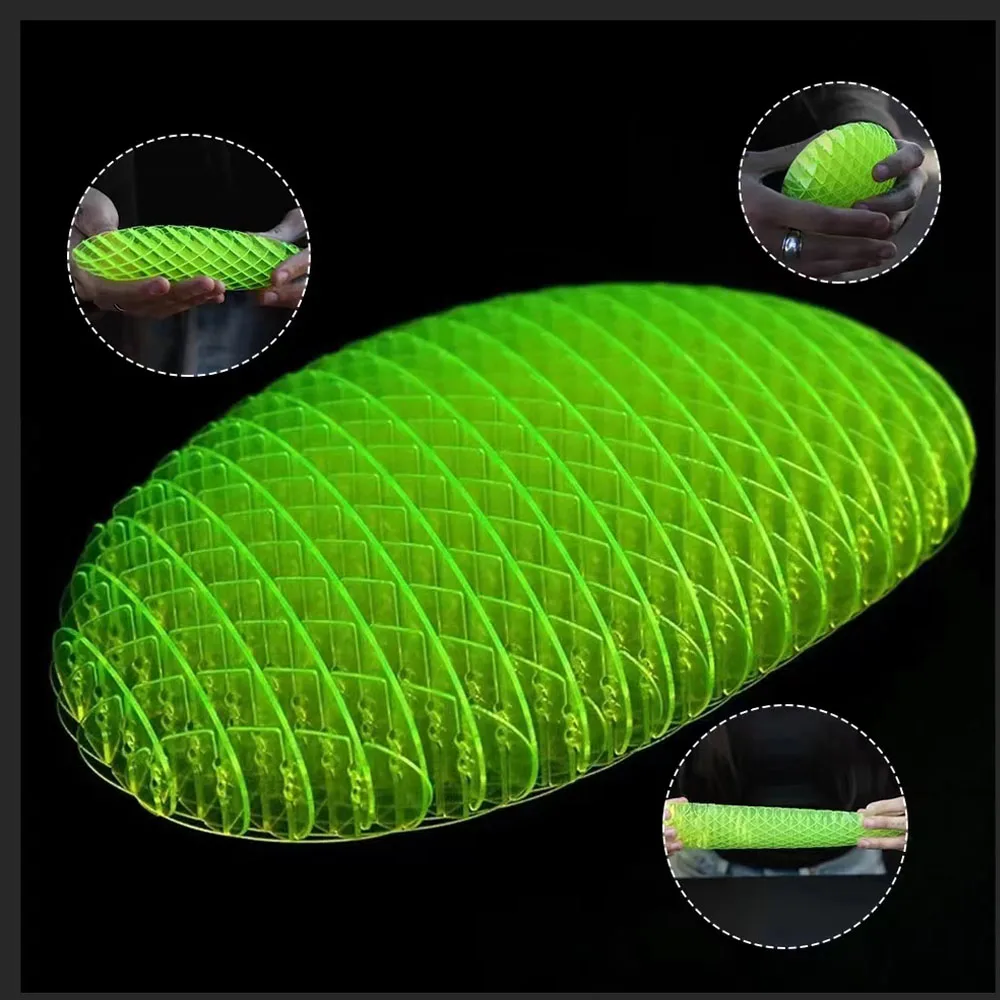 Design Worm Big Fidget Toy 3D Printing Decompression Elastic Net  Net Anti-Stress ADHD Stress Relief Elastic Toy for Kid Adult