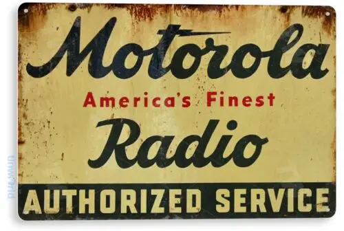 Tin Sign Radio Meta…