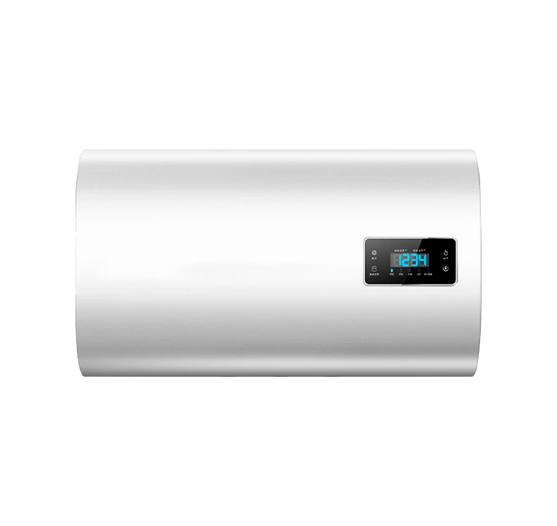 Calentador de agua eléctrico duradero personalizable, tanque de 50L, caldera de agua caliente eléctrica con bomba, Gyser de agua eléctrico de barril plano