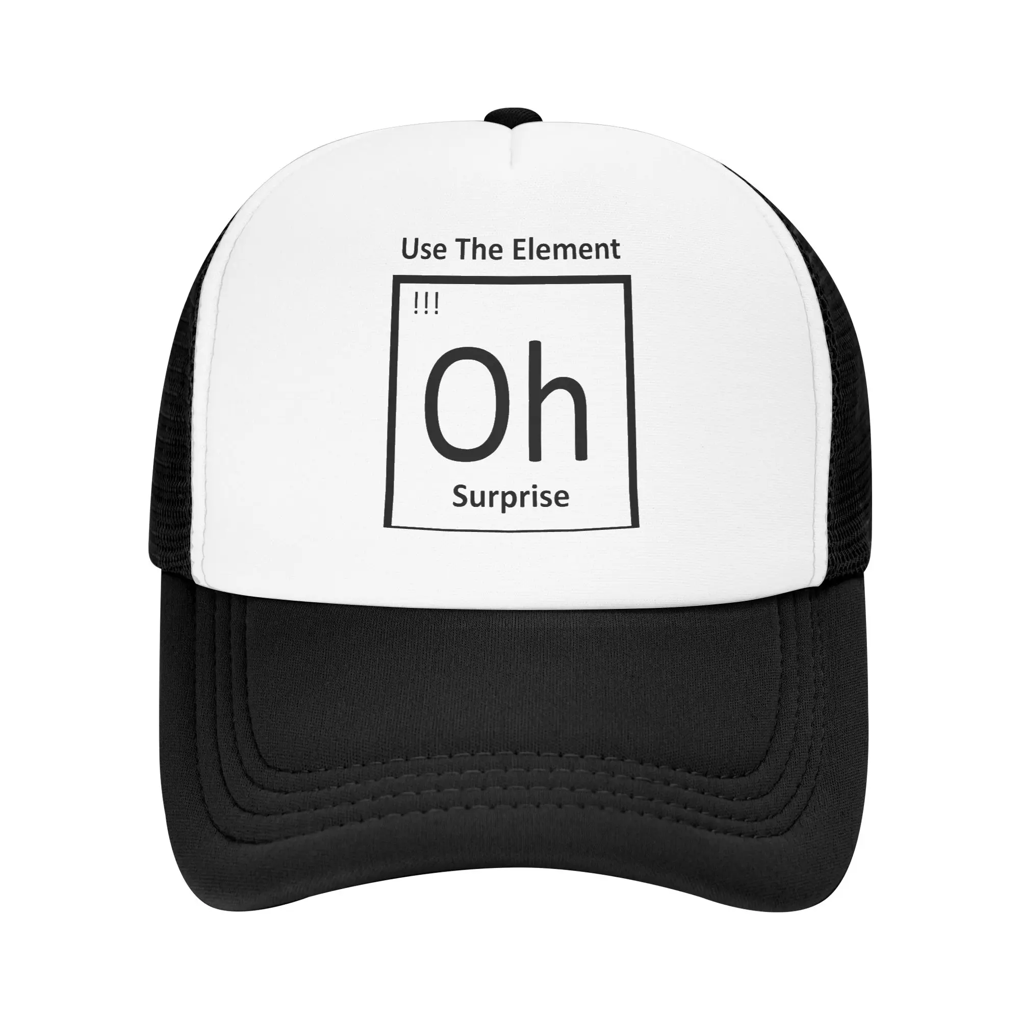 Use The Element Of Surprise  Mesh Baseball Cap Adult Outdoor Sun Hat  Dad Hat Adjustable Snapback Caps Racing Trucker Caps