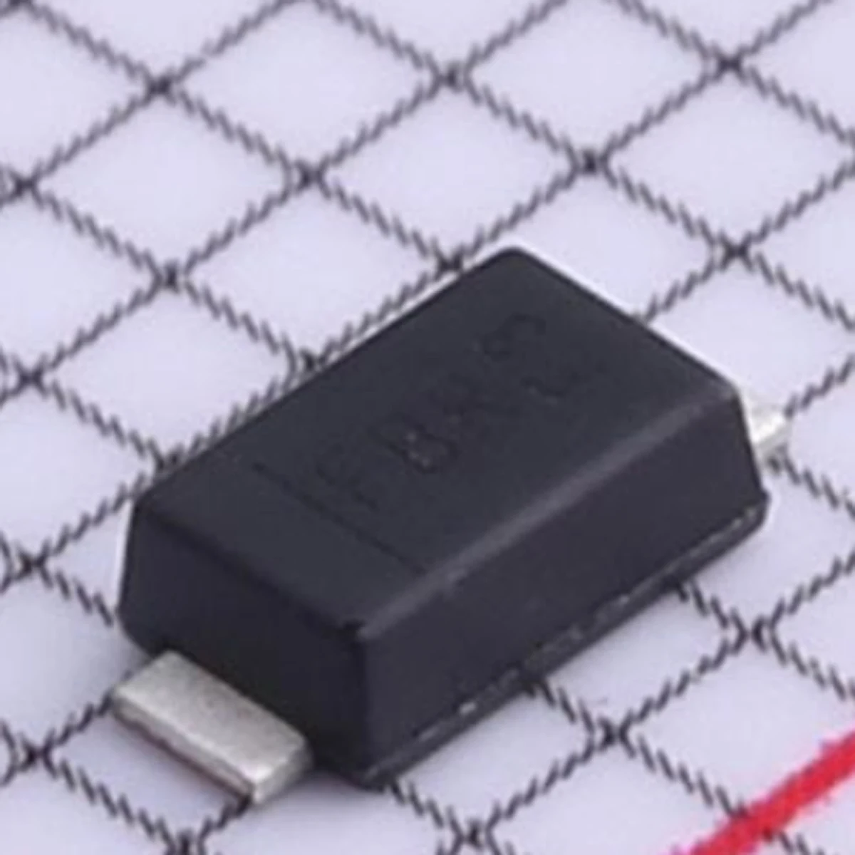 20-2ptg asli, supresor tegangan tranitator pasang permukaan, 17V,(Ipp: 200 V,8.15A)。 PowerDI-123:DFLT17A-7 。 tanda: FBR