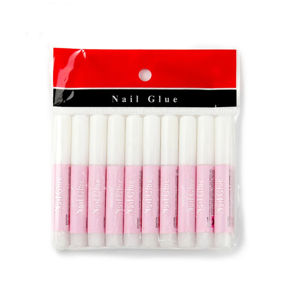 

Fast drying 2g Nail Art Glue Acrylic False Nail Tips Sticky Gel Paste Gem Jewelry Decorations Nail Glue Manicure Tools MT-10