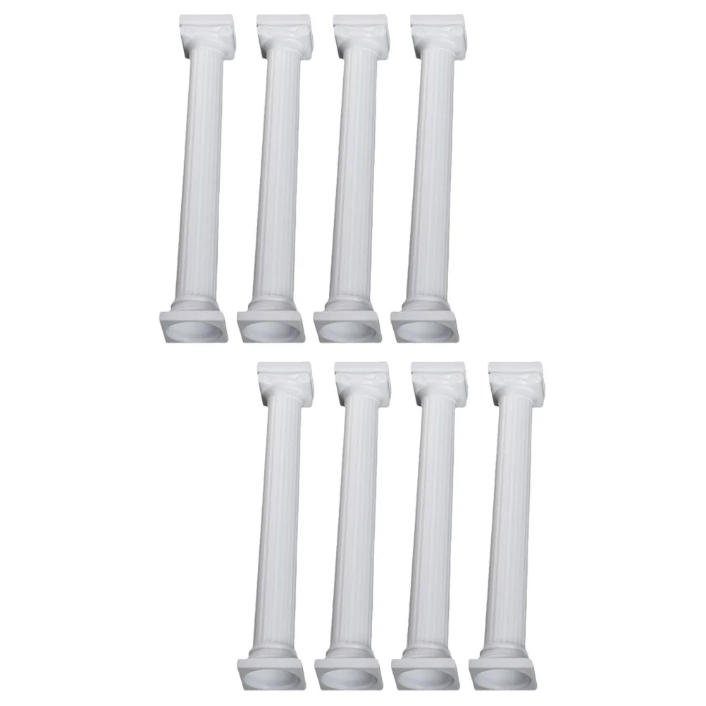 Roman Pillar Cake Stand Support Rod Display Tiered Plastic Pillars Turntable