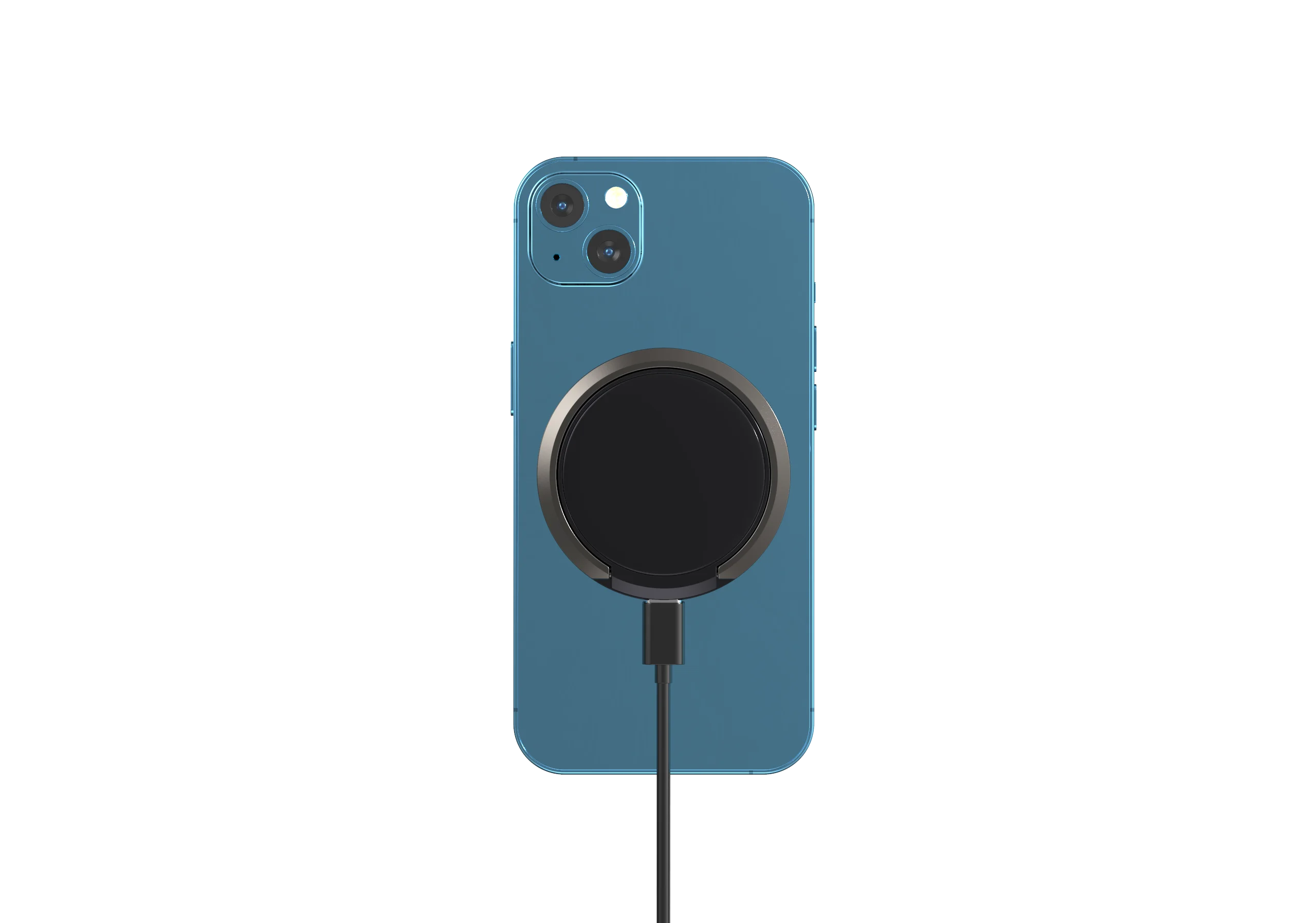 New 2-in-1 15W Wireless Fast Charger for Xiaomi Iphone 14 Pro Max Can Support Mobile Phones Holder