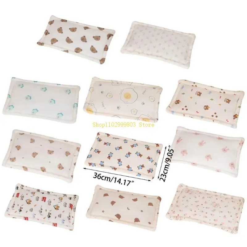 وسادة أطفال قطنية لسرير الأطفال مريحة ومثالية للنوم المريح J0MF