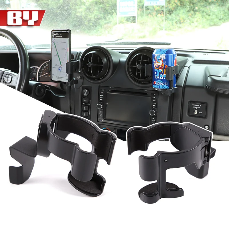 ل 2003 2004 2005 2006 2007 هامر H2 حامل هاتف السيارة الجاذبية حامل لوحة القيادة تنفيس الهواء الهاتف جبل الملحقات