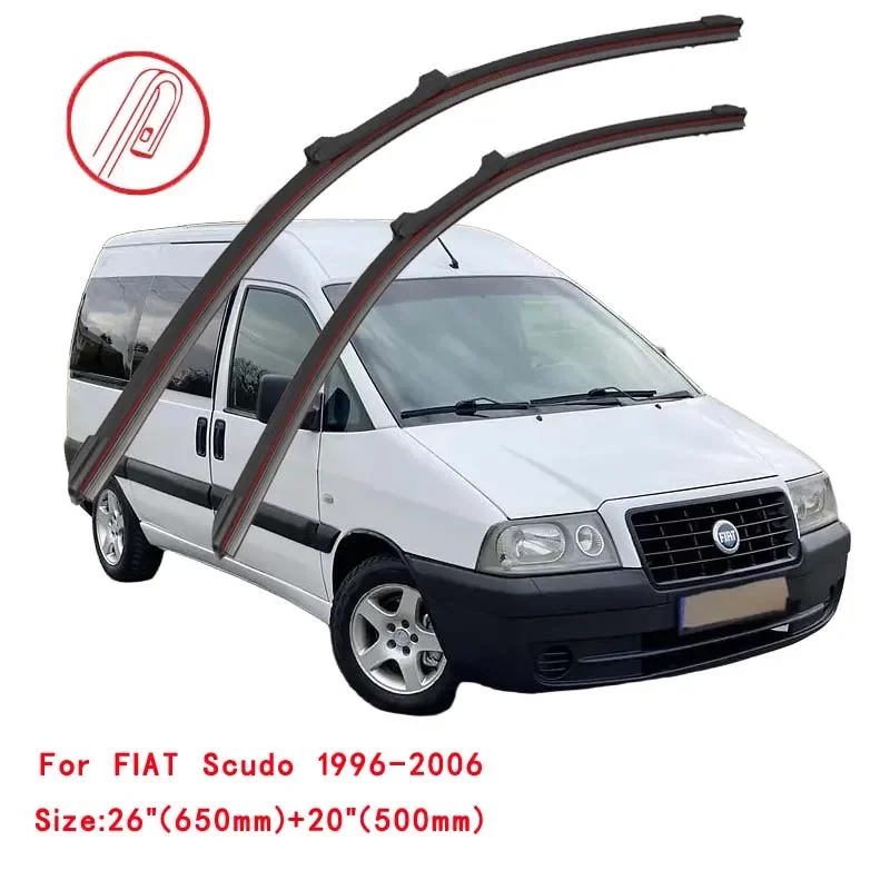 

For FIAT Scudo 1996-2016 Car Windshield Wiper Blade Front Windscreen Brushes Washer Accessories Window Cleaning Replacement
