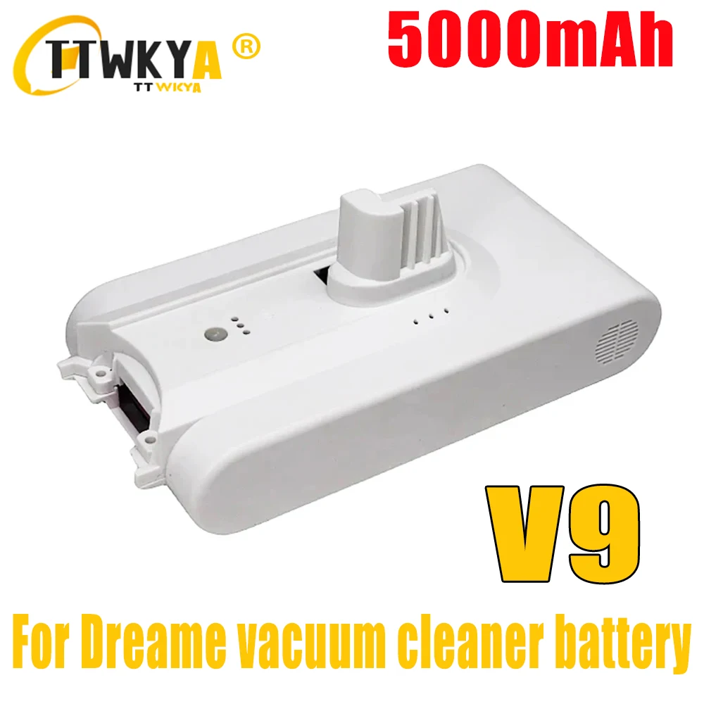 Original 5000mAh Lithium Batteryfor Dreame V8 V9 V10 V9P XR VVN3 VVN4 Handheld Cordless Vacuum Cleaner Parts Replacement Battery