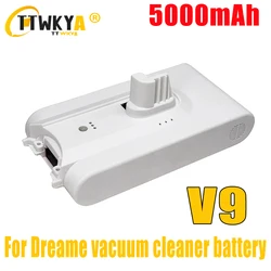 Vdreame-バッテリー交換用コードレス掃除機部品,v8,v9,v10,v9p,xr,vn3,vn4,オリジナル,5000mah