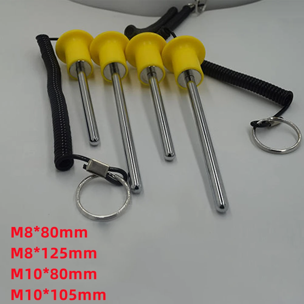 Magnetic Fitness Equipment Bolts Weight Stacks Pin Gym Wire Lanyard Longer Pin Length Plastic Steel Yellow Gym Fitness Equipment image 6