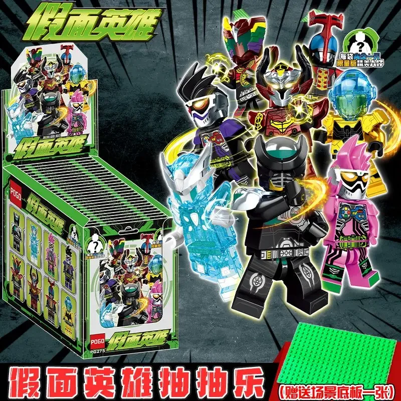 Kamen Rider Animatie Cartoon Figuur Blinde Tas Tekening Creatieve Gepersonaliseerde Ornament Kinderen Speelgoed Verrassing Geschenkdoos