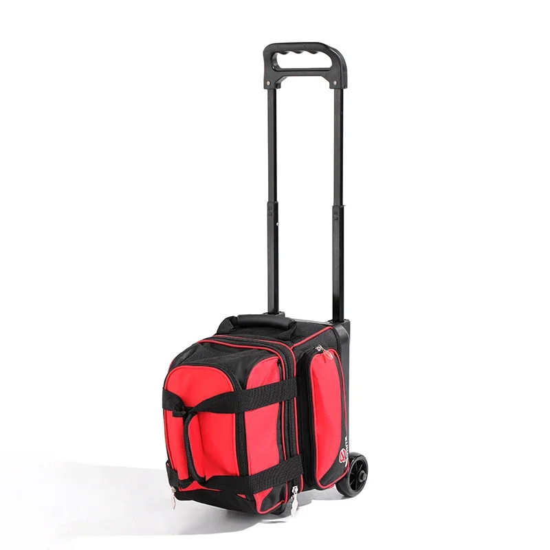 Customizable  Polyester Single Ball bag with wheels  bowling bags