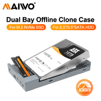 MAIWO Dual Bay Enclosure for M.2 NVMe 2.5\