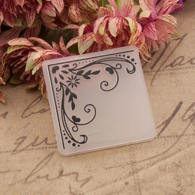 Lacework โฟลเดอร์ลายนูนแม่แบบสำหรับสมุดภาพอัลบั้มรูปกระดาษการ์ดทำลายฉลุตกแต่งแม่พิมพ์ DIY เครื่องมือ